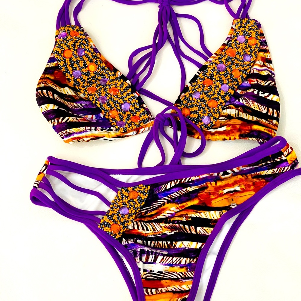 Babalu Fashion Beautiful and colorful bikini set